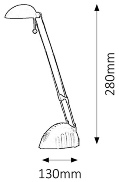 Rabalux 4335- Lampada da tavolo LED RONALD LED/5W/230V