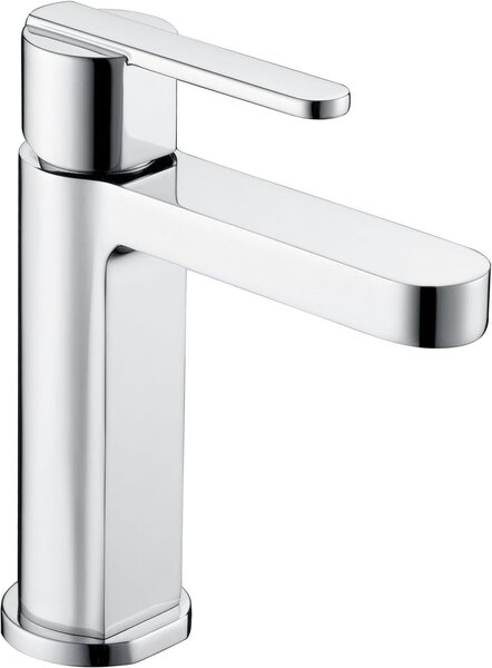 Rubinetto per lavabo - Rubinetto per bagno. Robot da cucina - Erogazione dell'acqua. Cartuccia in Vetroceramica. Dimensioni: 27D x 7B x 14H cm. Colore: nero opaco