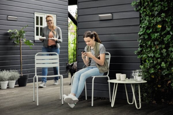 Philips 16483/93/P3 - Applique a LED da esterno BUSTAN 2xLED/4,5W IP44