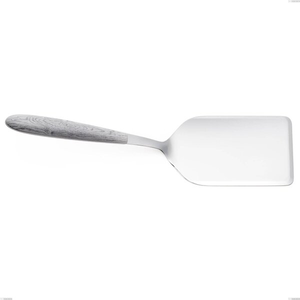 Pala lasagne vero betulla, acciaio 18.0, manicatura pbt sublimato acciaio lucido, lunghezza 240 mm