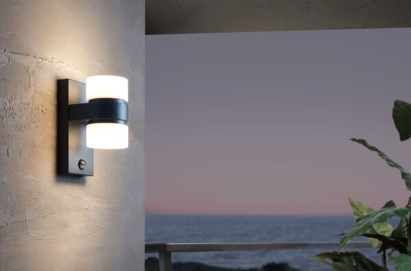 Eglo 96276 - Applique a LED da esterno con sensore ATOLLARI 2xLED/6W