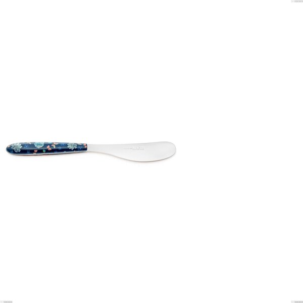 Spalmaburro piccolo vero garden, acciaio 18.0 nickel free, manicatura pbt sublimato acciaio lucido, lunghezza 152 mm