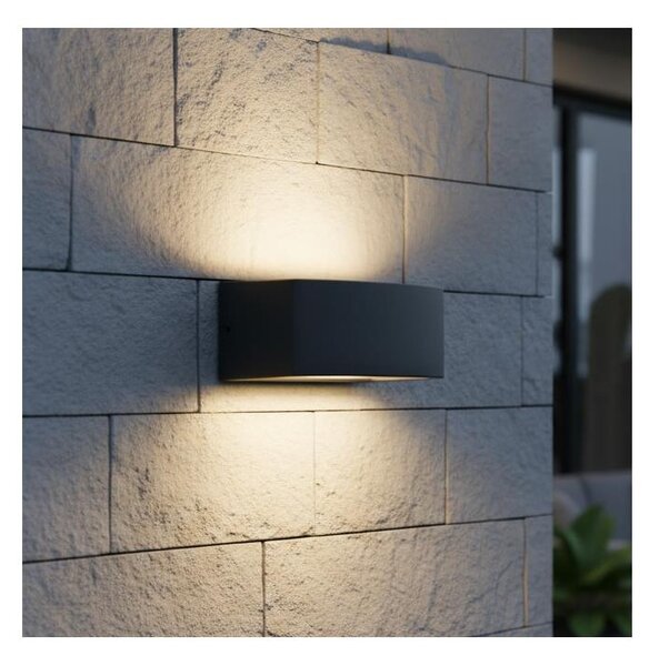 Ideal Lux - Applique da esterno ANDROMEDA 1xE27/60W/230V IP55 nero