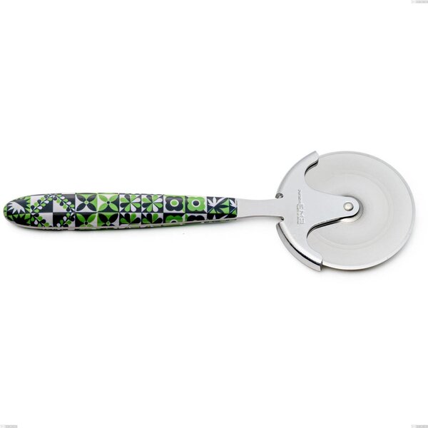 Rotella tagliapizza vero icon, acciaio 18.0 nickel free, manicatura pbt sublimato acciaio lucido, lunghezza 200 mm
