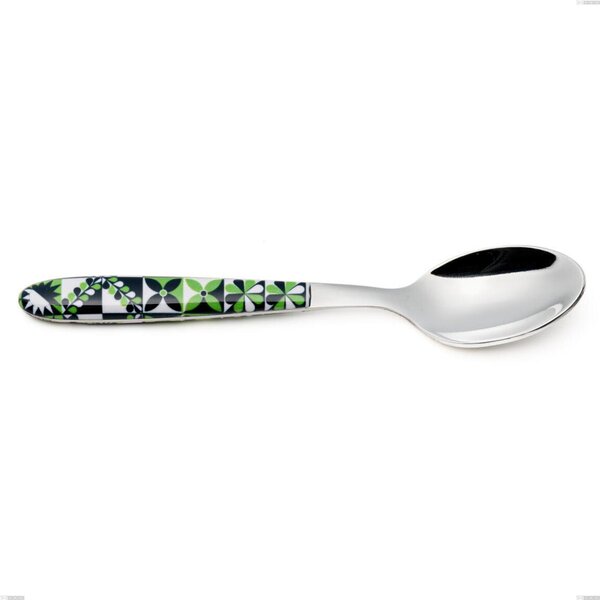 Cucchiaino caff� vero icon, acciaio 18.0 nickel free, manicatura pbt sublimato acciaio lucido, lunghezza 140 mm