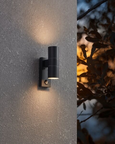 Eglo 32899-LED Applique da esterno con sensore RIGA 5 2xGU10/3W/230V IP44