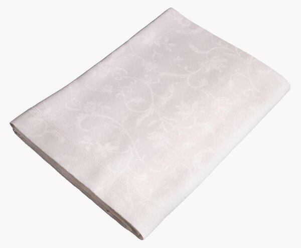 Tovaglia in lino con orlo a giorno jacquard Minija