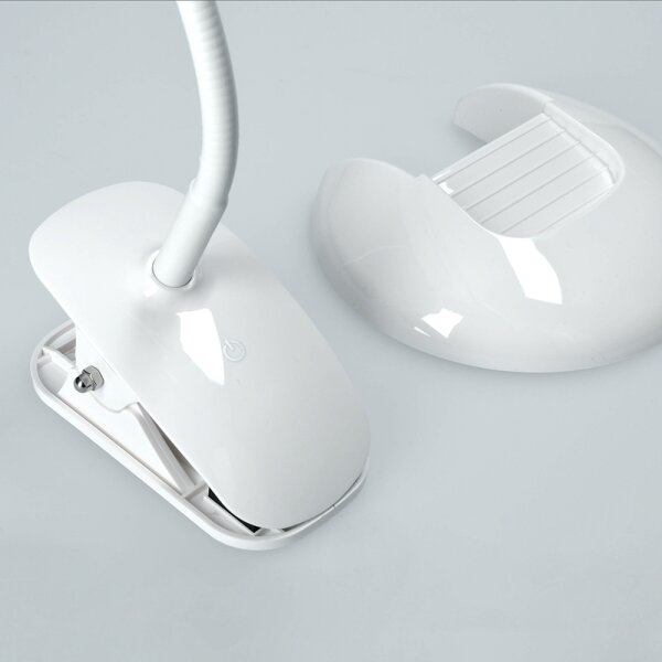 Solight WO42 - Lampada LED da tavolo dimmerabile con base e Clip LED/5W/230V