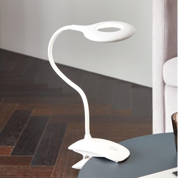 Eglo 97077 - Lampada LED dimmerabile con clip CABADO LED/3W/5V, bianco