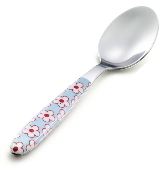 Cucchiaino caff� colorato 1 pezzo VERO MARGARITA Azzurro 63 18/C