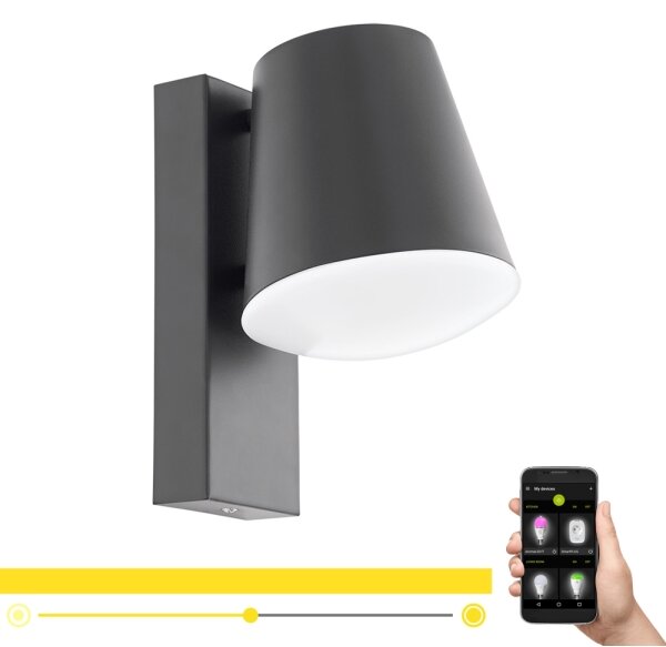 Eglo 97482 - Lampada da esterno dimmerabile a LED CALDIERO-C 1xE27/9W/230V IP44