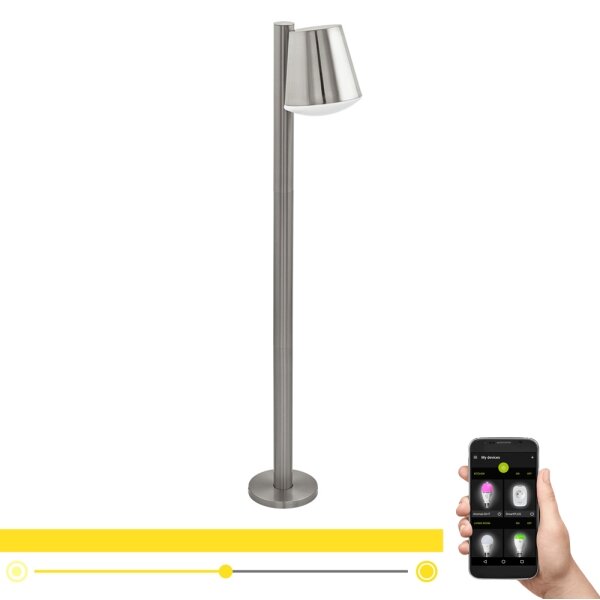 Eglo 97485 - Lampada LED dimmerabile CALDIERO-C 1xE27/9W/230V cromo opaco IP44