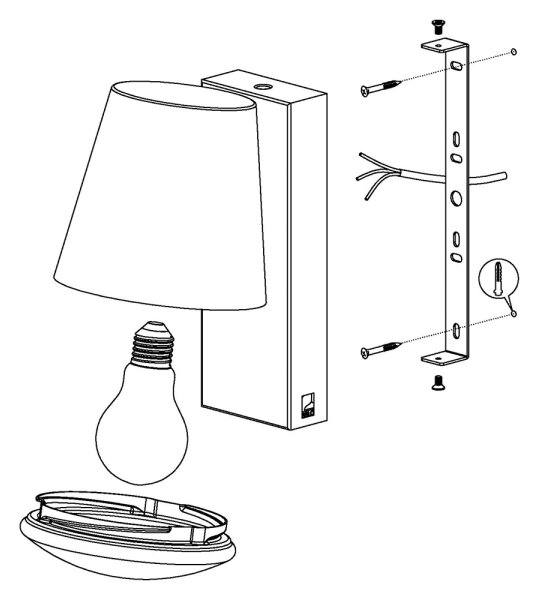 Eglo 97484 - Applique a LED da esterno dimmerabile CALDIERO-C 1xE27/9W/230V