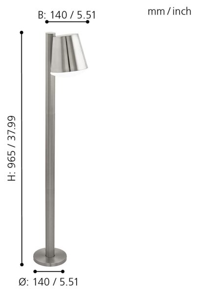 Eglo 33563 - Lampada LED da esterno dimmerabile CALDIERO-C 1xE27/9W/230V IP44