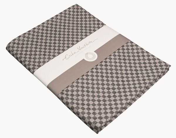 Tovaglia jacquard con aggiunta di lino Schachbrett