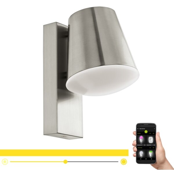 Eglo 97484 - Applique a LED da esterno dimmerabile CALDIERO-C 1xE27/9W/230V