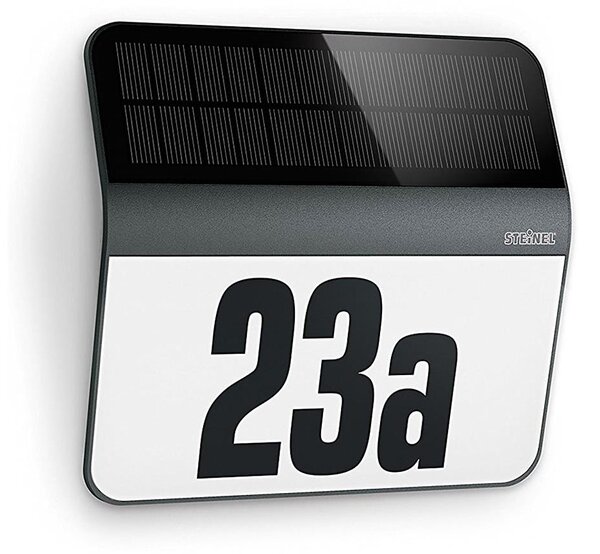 STEINEL 035730 - Numero civico solare LED XSolar LH-N LED/0,03W IP44