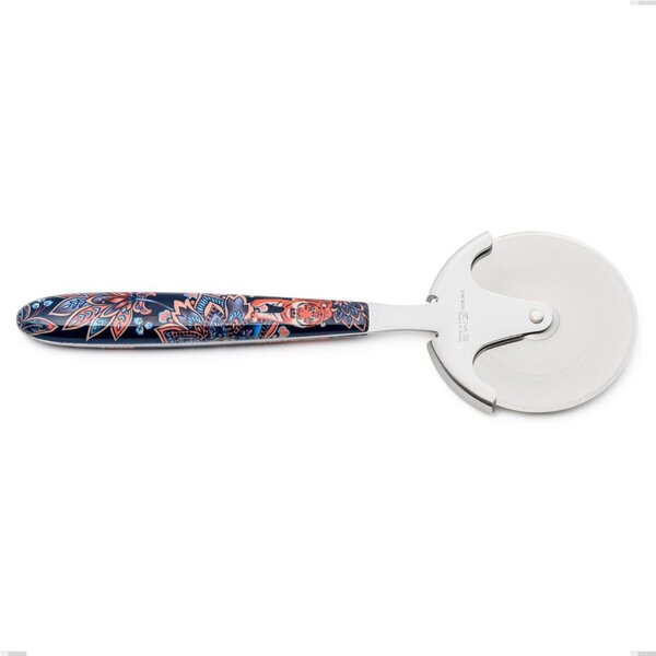 Rotella tagliapizza vero pechino, acciaio 18.0, manicatura pbt sublimato acciaio lucido, lunghezza 200 mm