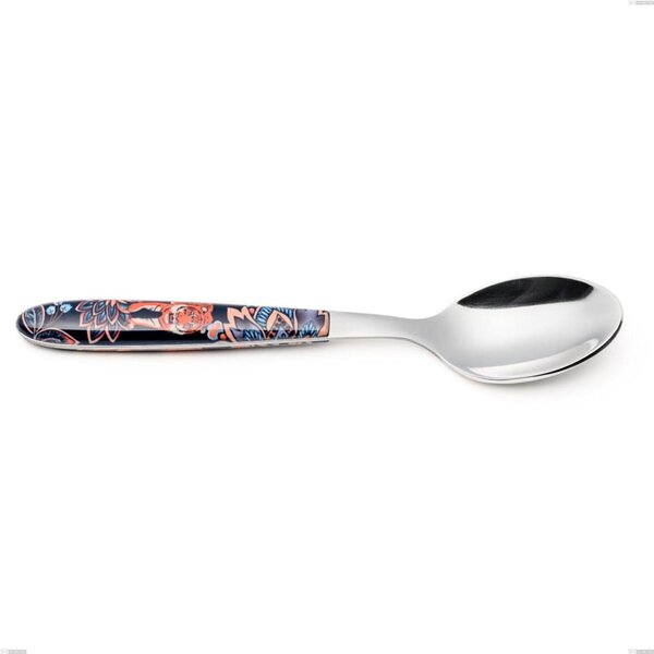 Cucchiaino caff� vero pechino, acciaio 18.0, manicatura pbt sublimato acciaio lucido, lunghezza 140 mm