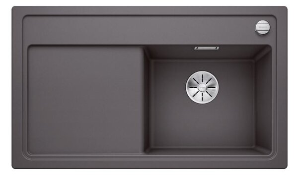 Lavello in granito Blanco ZENAR 45 S 510 x 860 mm grigio roccia 523785