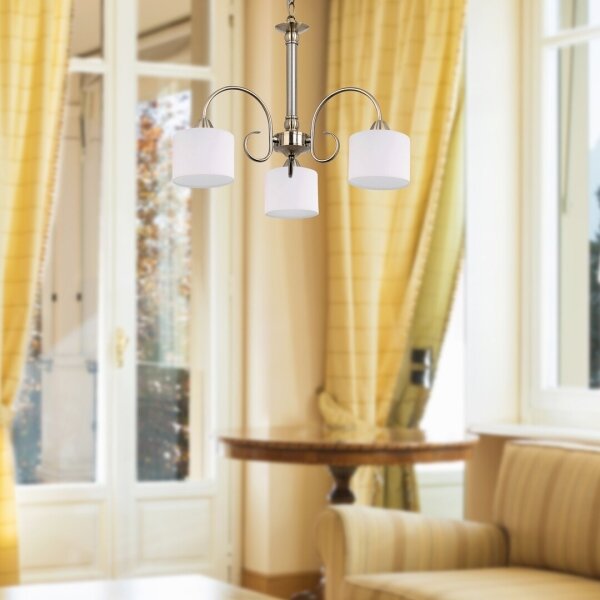 Rabalux 7275 - Lampadario EDITH 3xE27/60W/230V bronzo