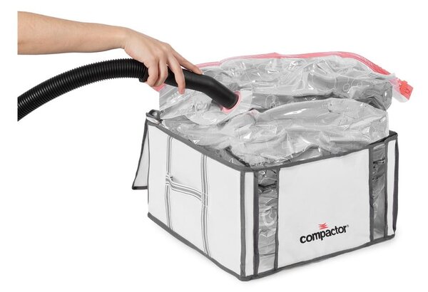 Set di organizer per vestiti sottovuoto/rinforzati in tessuto 2 pz 42x25x25 cm Life – Compactor
