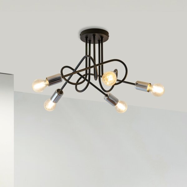 Lampadario fisso OXFORD 5xE27/15W/230V