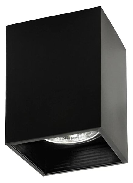 Faretto JUPITER 1xE27/20W/230V 11,7x11,7 cm nero