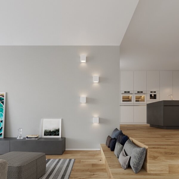 Sollux SL.0005 - Applique LEO 1xE27/60W/230V bianco