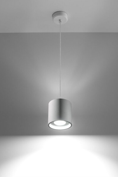 Lampadario a sospensione con filo ORBIS 1 1xGU10/40W/230V bianco