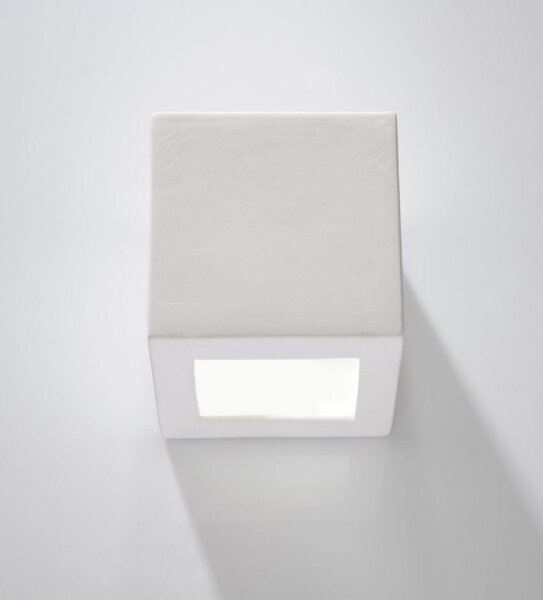 Sollux SL.0005 - Applique LEO 1xE27/60W/230V bianco