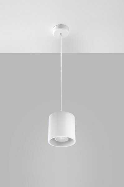Lampadario a sospensione con filo ORBIS 1 1xGU10/40W/230V bianco