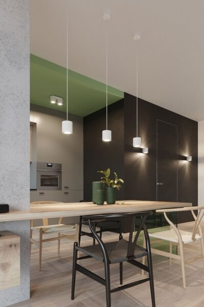 Lampadario a sospensione con filo ORBIS 1 1xGU10/40W/230V bianco