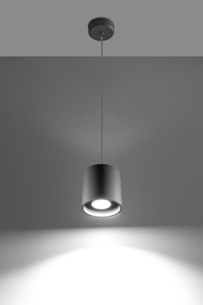 Lampadario a sospensione con filo ORBIS 1 1xGU10/40W/230V grigio
