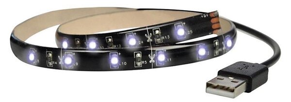 Solight PB09-Striscia LED per TV LED/USB/100cm