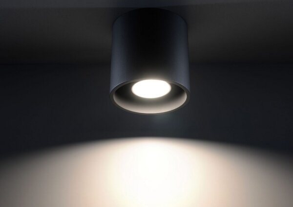 Sollux SL.0016 - Faretto ORBIS 1 1xGU10/10W/230V nero