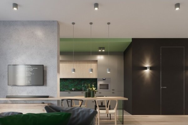 Sollux SL.0049 - Applique ORBIS 1 1xG9/40W/230V grigio