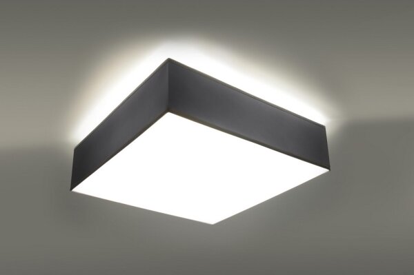 Plafoniera HORUS 35 2xE27/60W/230V grigio