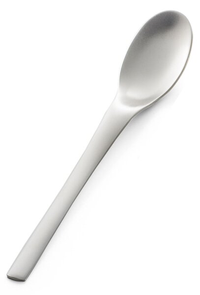 Cucchiaino caff� JOY SABBIATOin Acciaio 18/10 (AISI 304) lunghezza 142 mm, spessore 2,0 mm, finitura sabbiata lavabili in lavastoviglie