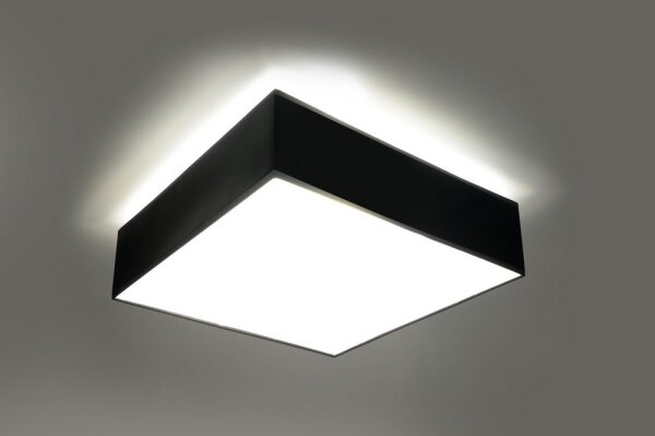 Plafoniera HORUS 35 2xE27/60W/230V nero