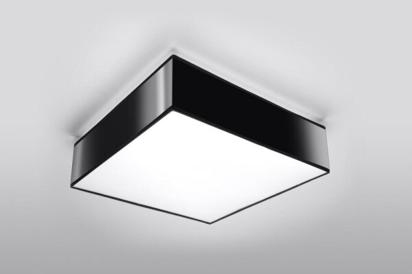 Plafoniera HORUS 35 2xE27/60W/230V nero