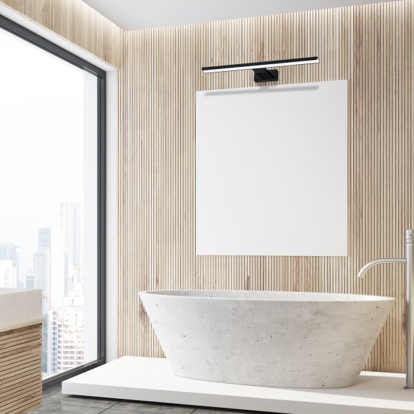 LED Lampada da parete per bagno SHINE LED/13,8W/230V 60 cm IP44 nero