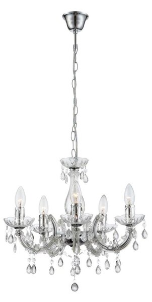 Globo 63116-5 - Lampadario su catena CUIMBRA 5xE14/40W/230V