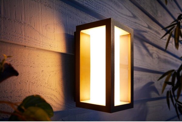 Philips 17429/30/P7 - LED RGB Lampada da esterno Hue IMPRESS 2xLED/8W/230V IP44