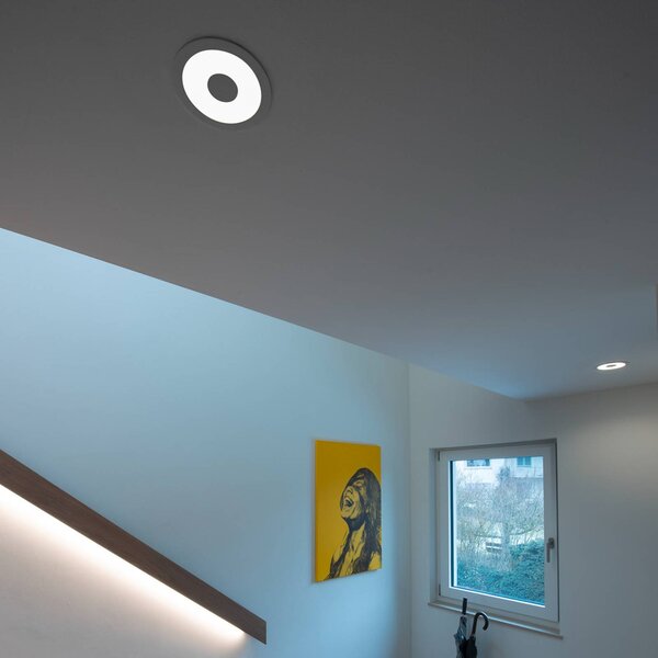 SLV Occuldas 14 luci da incasso a LED, bianco, alluminio, Ø 14 cm
