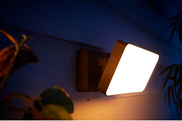 Philips 17436/30/P7 - Riflettore LED da esterno Hue WELCOME 2xLED/15W/230V IP44