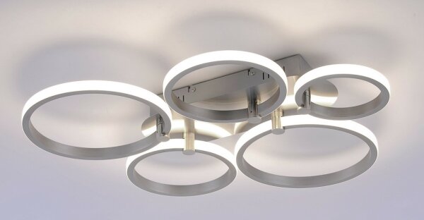 Leuchten Direkt - Lampadario LED da soffitto JOHANNA 2xLED/11,5W/230V+2xLED/9W+LED/7W