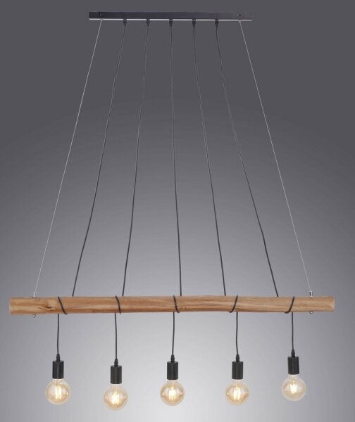Leuchten Direkt 15515-18 - Lampadario a sospensione con filo DAMIAN 5xE27/60W/230V