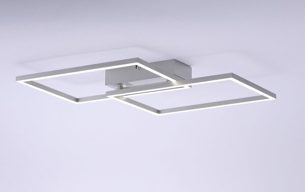 Leuchten Direkt 14018-55 - Lampadario a plafone LED dimmerabile IVEN 2xLED/15W/230V