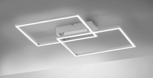 Leuchten Direkt 14018-55 - Lampadario a plafone LED dimmerabile IVEN 2xLED/15W/230V